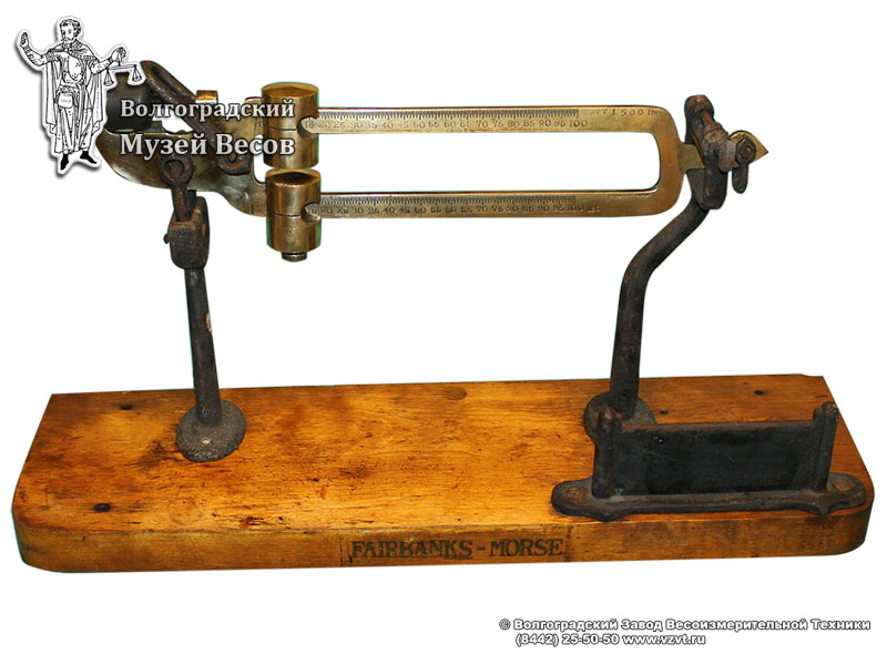 Double-beam scales to be used in the slaughterhouse. Fairbanks-Morse, USA, the first half of the XX century.