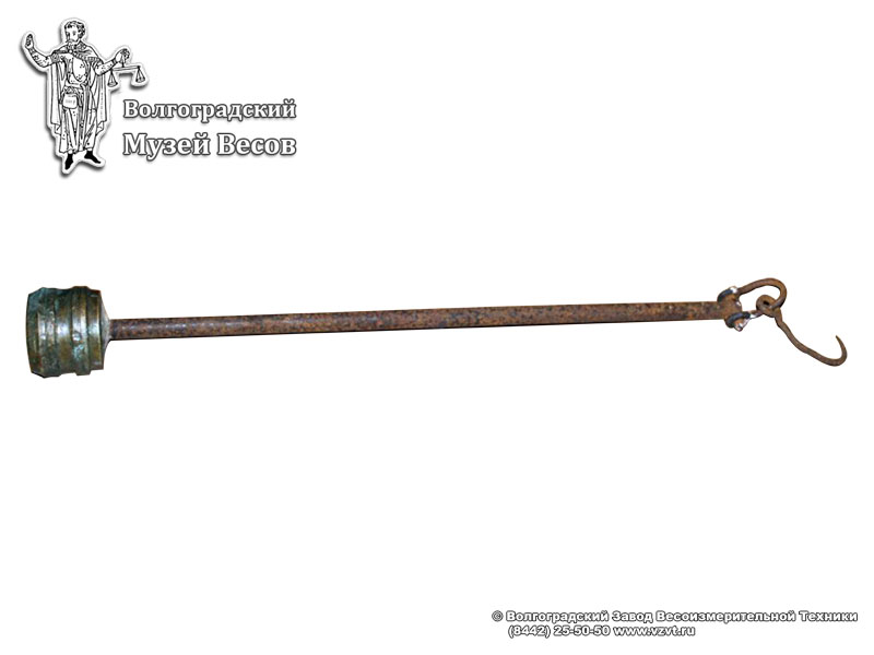 Solid-metal scalebeam with load carrier up to 60 pounds. Russia, the late 19th – the early 20th century