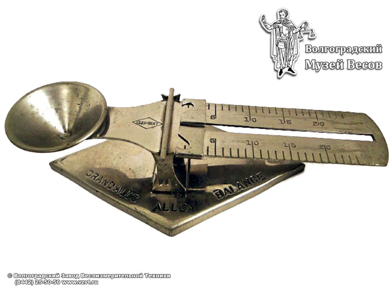 Crandall’s brand dentists’ scales. USA, the end of the XIX-early XX century.