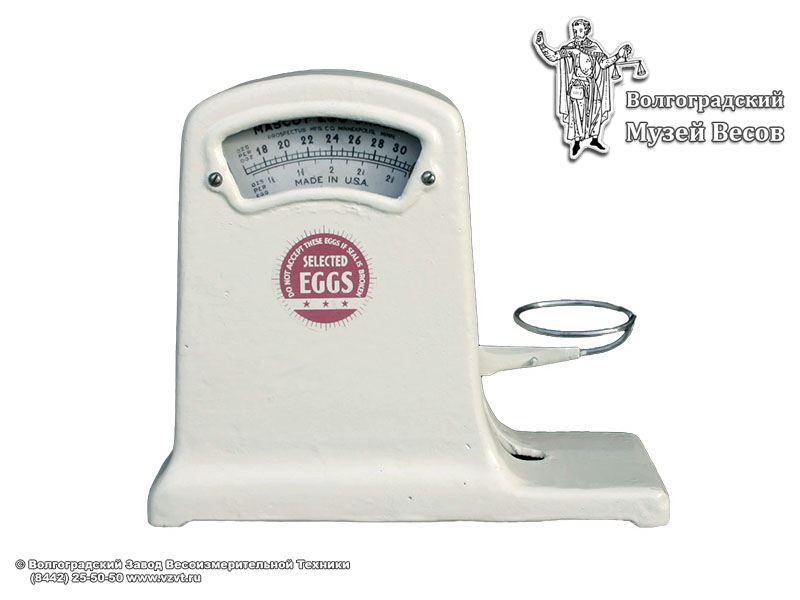 Mascot brand scales for eggs. USA, the second half of the XX century.