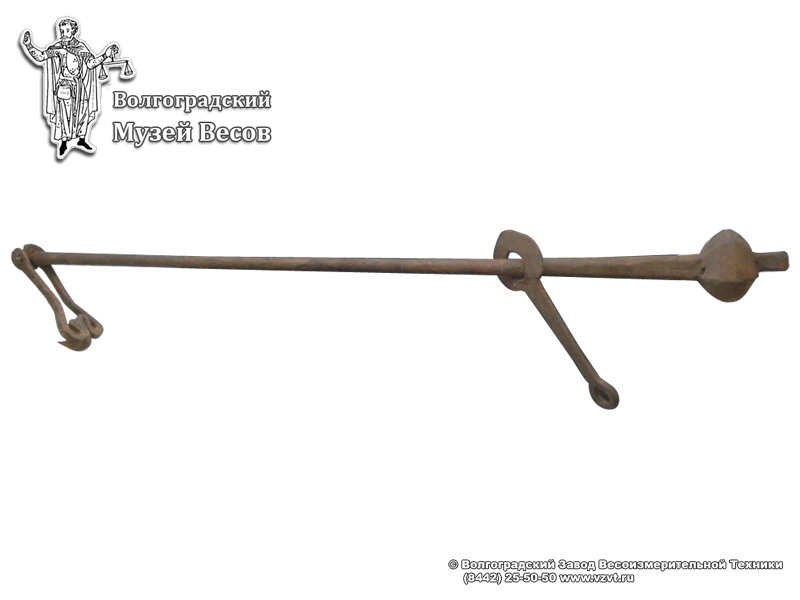 Solid-metal scalebeam of a simple type. Russia, 19th century