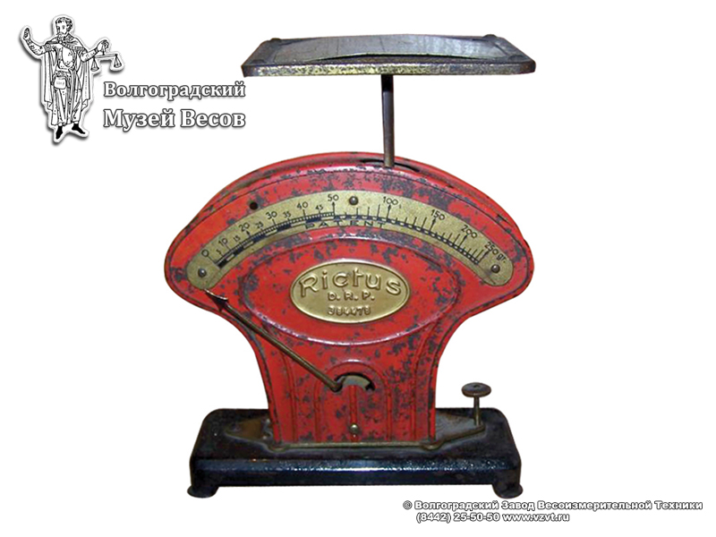 Rictus spring letter scales. Germany, the 1920s.