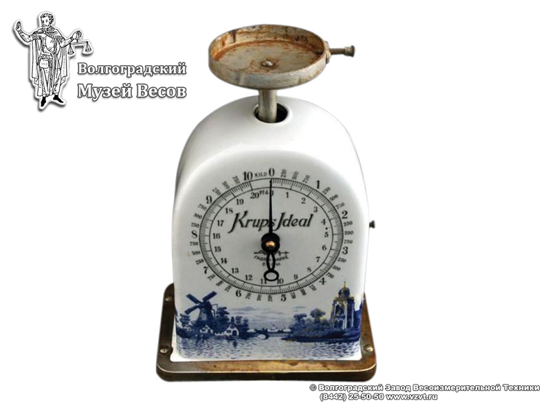 Spring kitchen scales of the company Krups. Germany, the first half of the XX century.