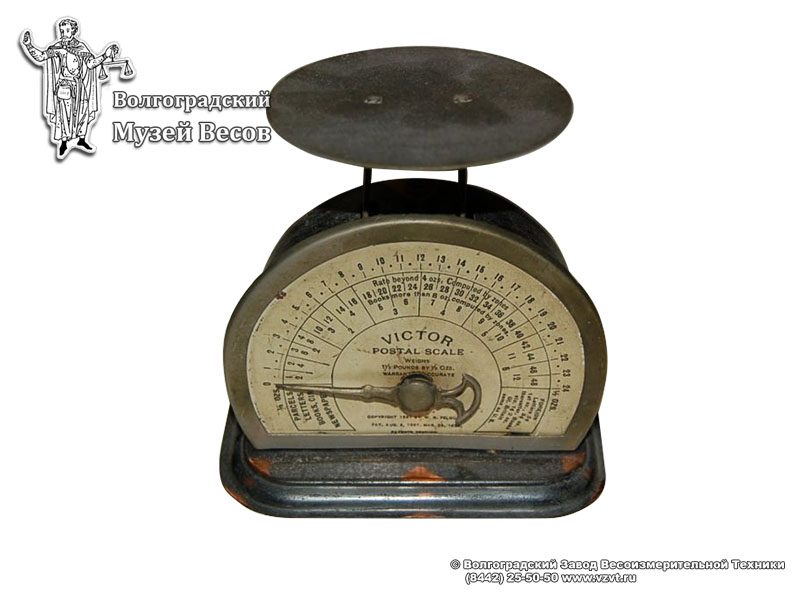 Victor brand letter scales. USA, the 1920s.