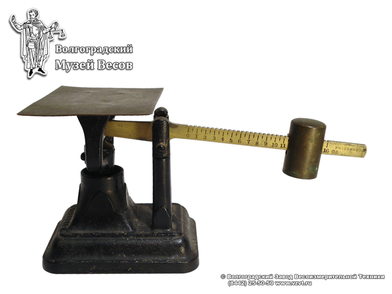 Letter scales of the company Fairbanks, in a cast iron casing. USA, the early XX century.