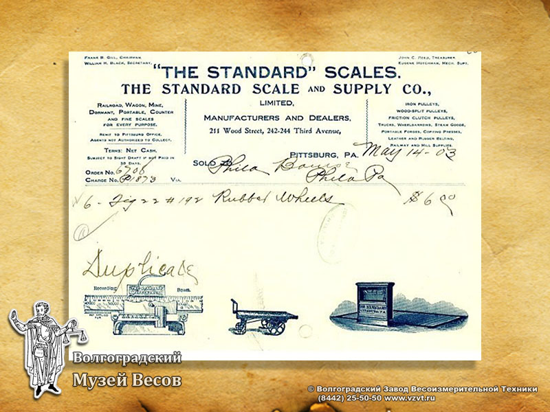 Promo of Standard Scale and Supply Co. Ltd. the weighing equipment manufacturer