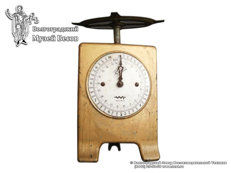 Spring household scales of the company Krups. Germany, the middle of the XX century.