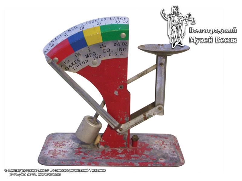 Pendulum scales for eggs of the company Oakes Mfg. Co. USA, the early XX century.