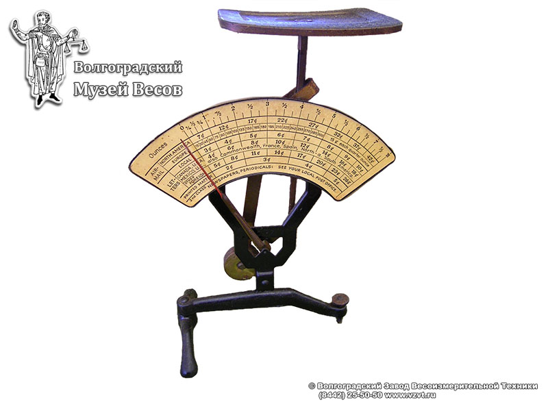 Letter scales. USA, the first half of the XX century.