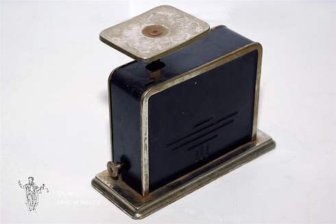 JM letter scales in a black case